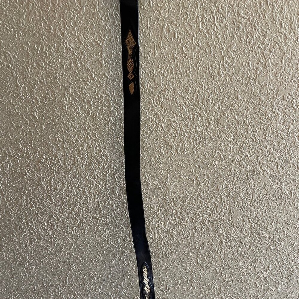Men's Python Leather Belt